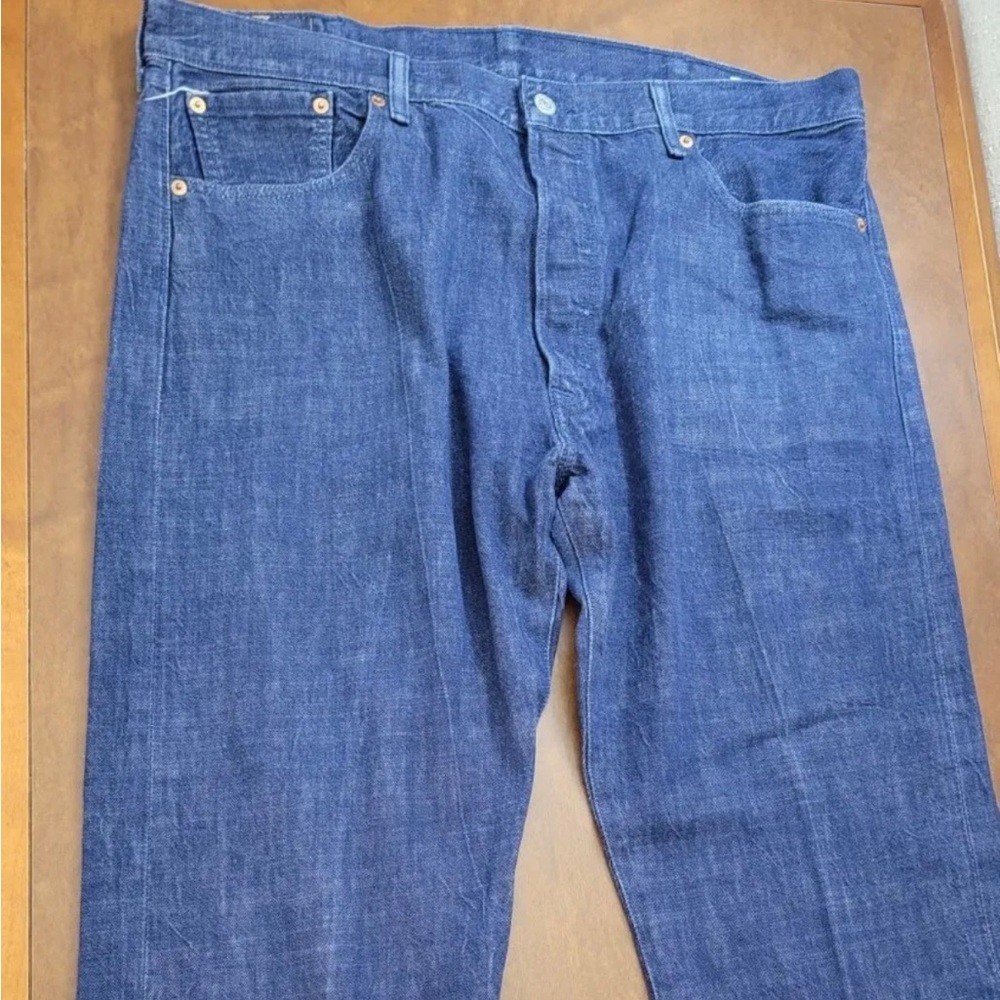 Men's Levi's 501 White Oak Cone Denim Classic Button Fly Blue Jeans 40x30 tag